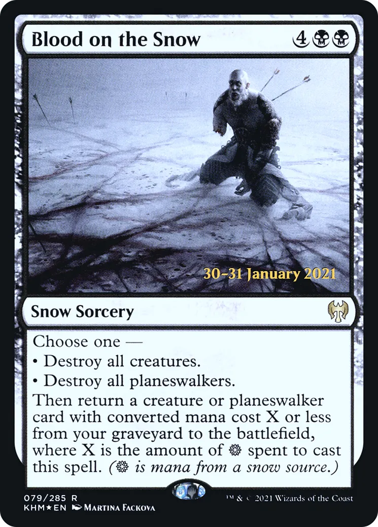 Blood on the Snow — Kaldheim Promos — Magic: The Gathering