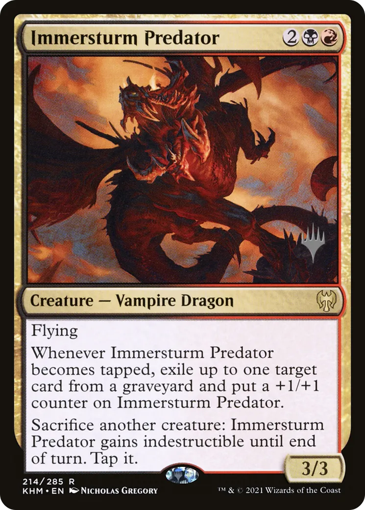Immersturm Predator — Kaldheim Promos — Magic: The Gathering