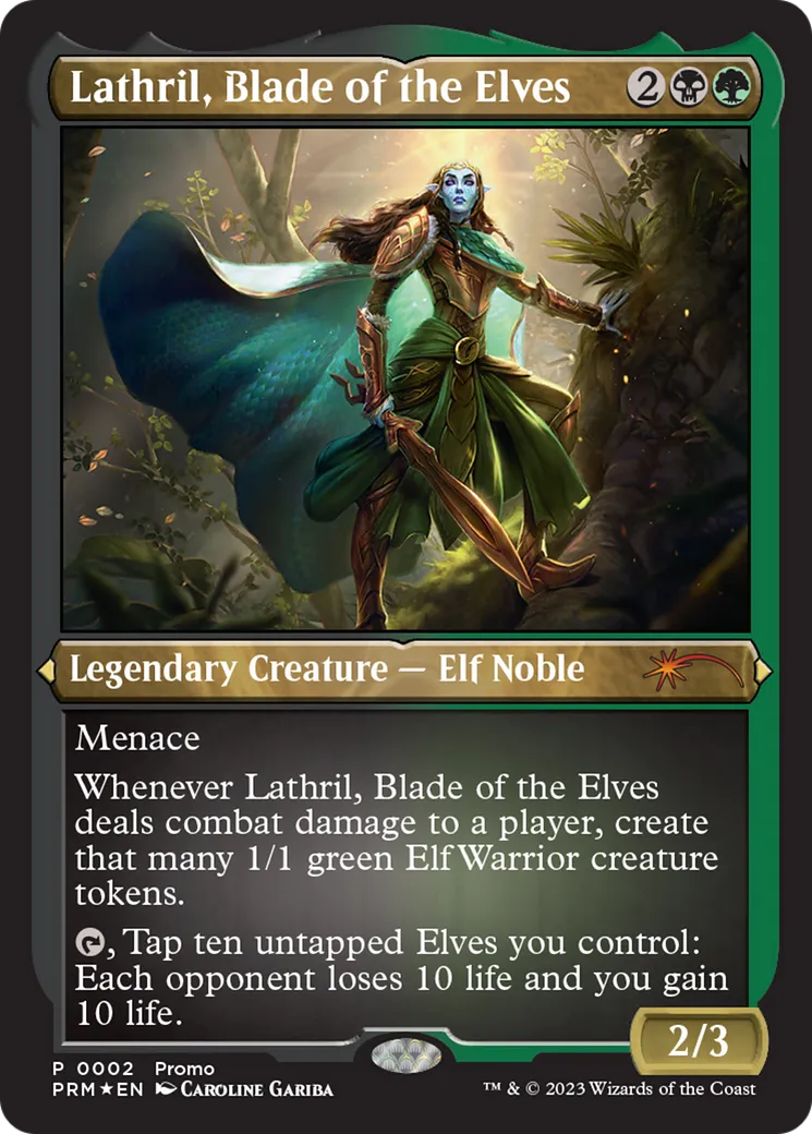 Lathril, Blade of the Elves — Kaldheim Promos — Magic: The Gathering