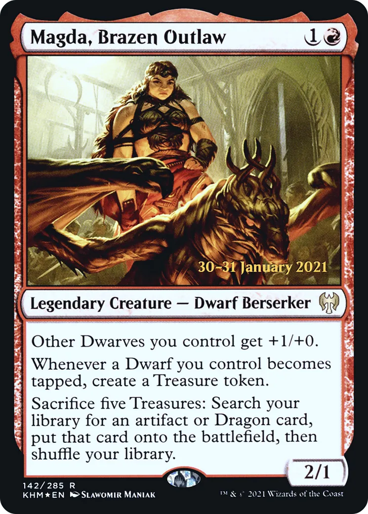 Magda, Brazen Outlaw from Kaldheim Promos - Magic: The Gathering