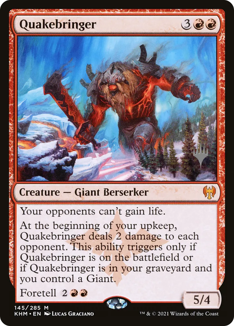Quakebringer — Kaldheim Promos — Magic: The Gathering