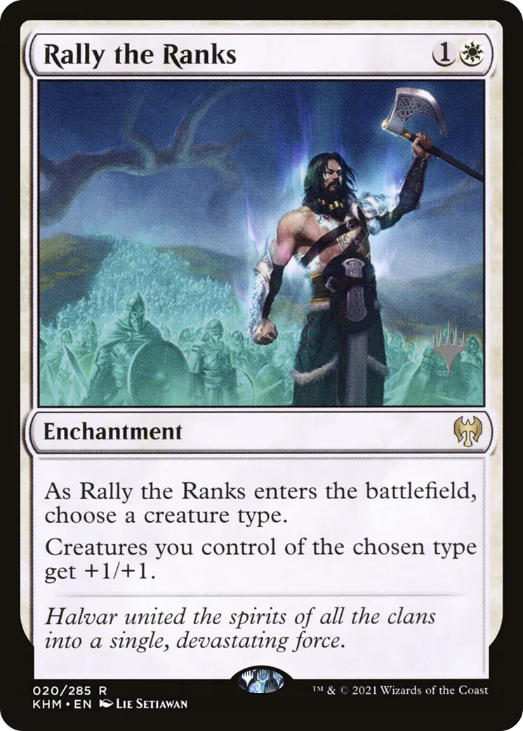 Rally the Ranks — Kaldheim Promos — Magic: The Gathering