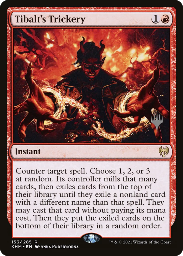 Tromperie selon Tibalt — Kaldheim Promos — Magic: The Gathering