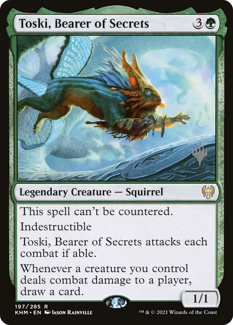 Toski, Bearer of Secrets — Kaldheim Promos — Magic: The Gathering