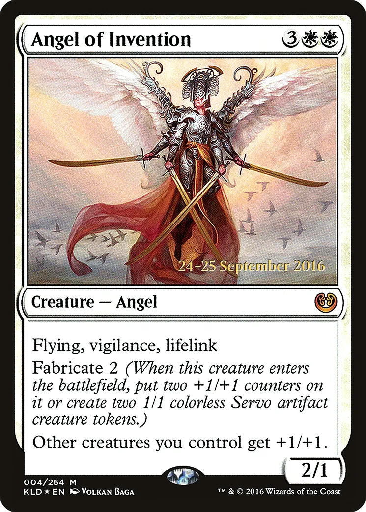 Ange de l'inventivité — Kaladesh Promos — Magic: The Gathering