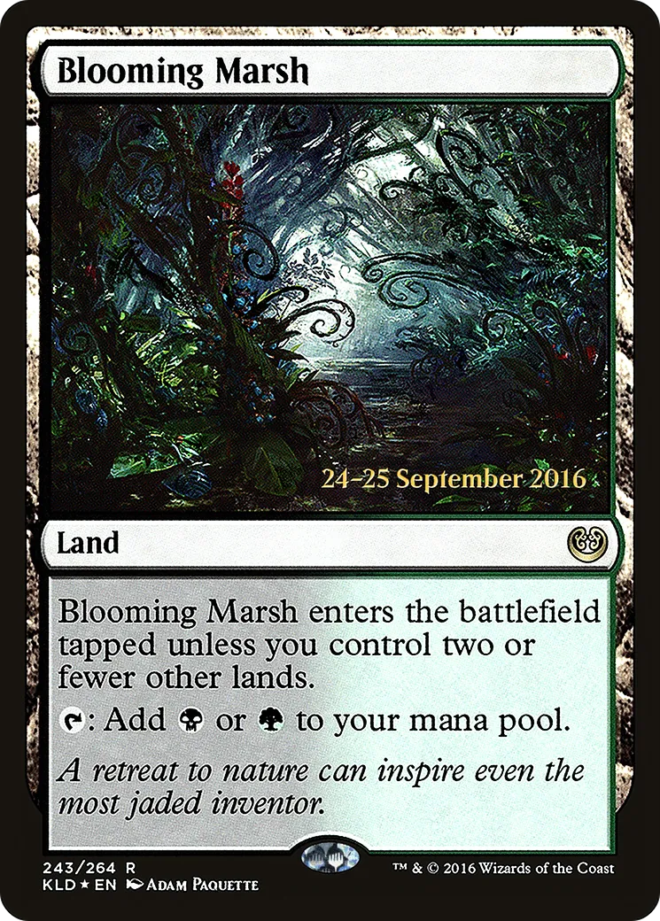 Marécage bourgeonnant — Kaladesh Promos — Magic: The Gathering