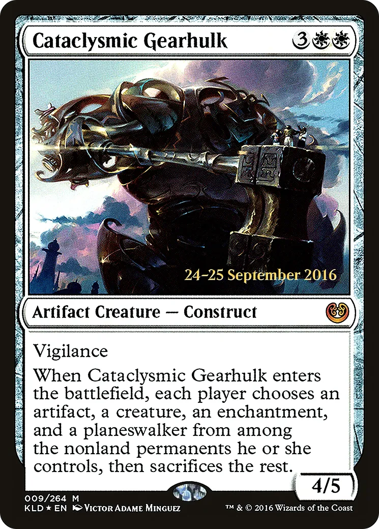 Carcasse mécanique cataclysmique — Kaladesh Promos — Magic: The Gathering