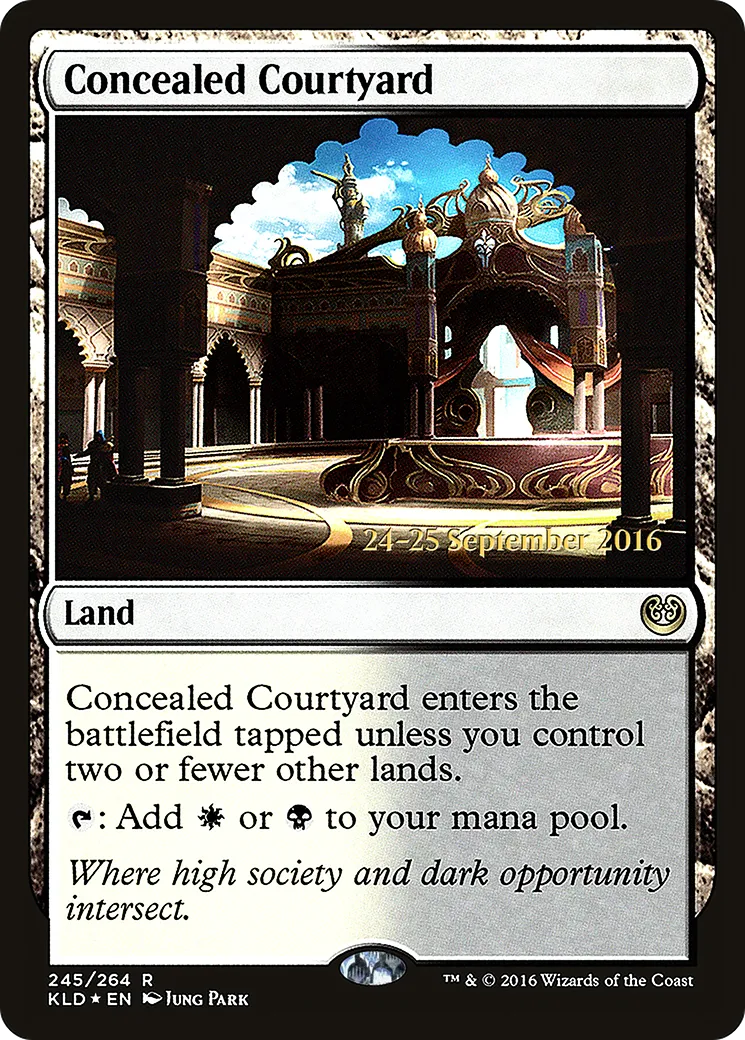 Concealed Courtyard — Kaladesh Promos — Magic: The Gathering