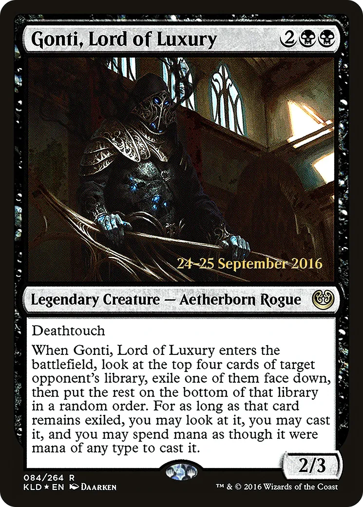 Gonti, seigneur de l'opulence — Kaladesh Promos — Magic: The Gathering