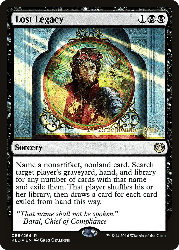 Lost Legacy — Kaladesh Promos — Magic: The Gathering