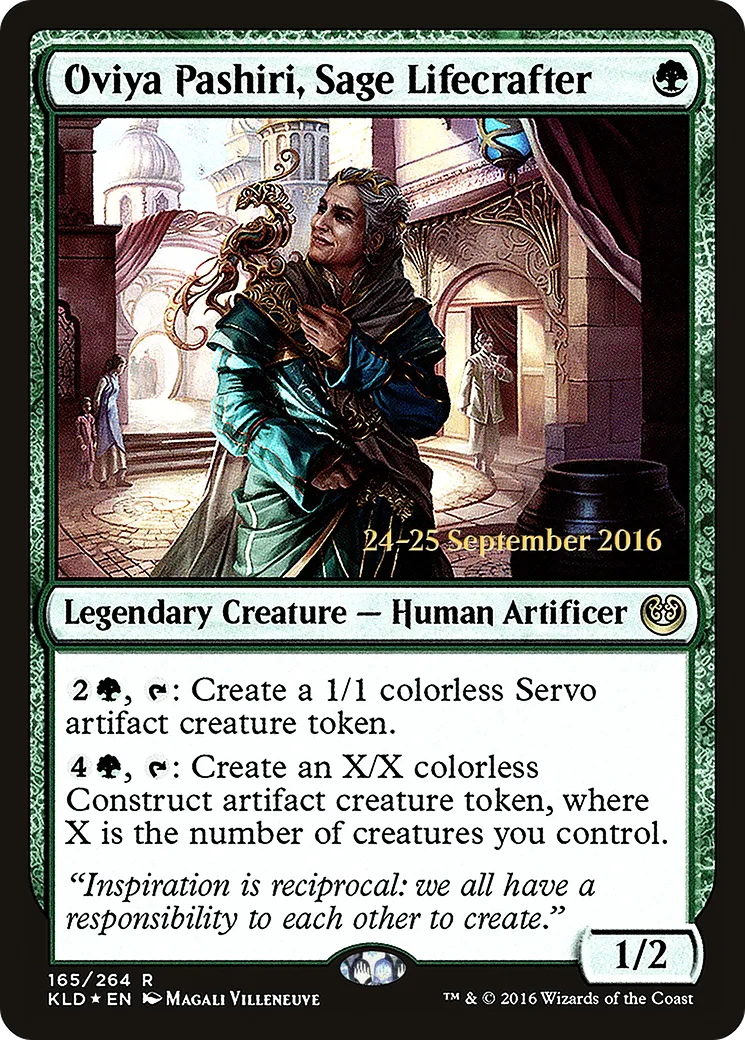 Oviya Pashiri, sage façonneuse de vie — Kaladesh Promos — Magic: The Gathering