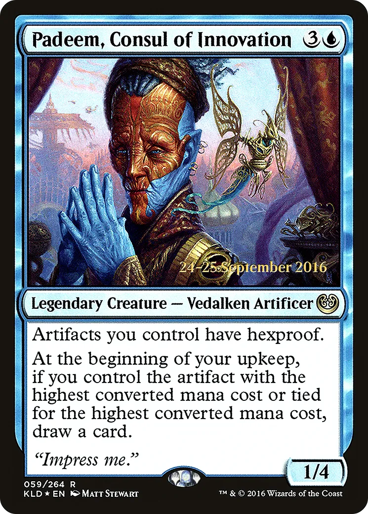 Padeem, consul de l'innovation — Kaladesh Promos — Magic: The Gathering