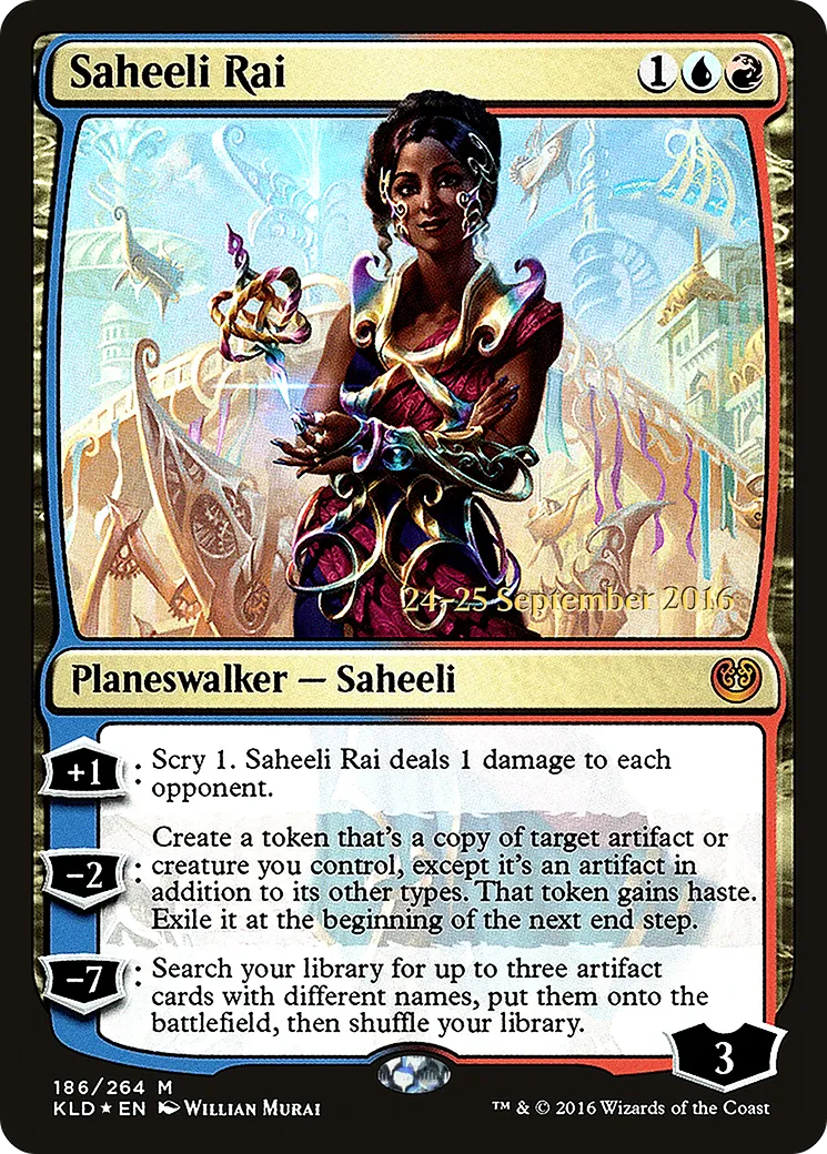 Saheeli Rai — Kaladesh Promos — Magic: The Gathering