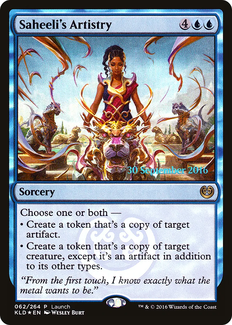 Art de Saheeli — Kaladesh Promos — Magic: The Gathering