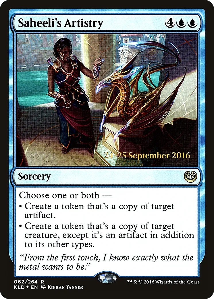 Art de Saheeli — Kaladesh Promos — Magic: The Gathering
