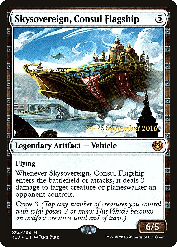 Souverain des cieux, navire amiral du consul — Kaladesh Promos — Magic: The Gathering