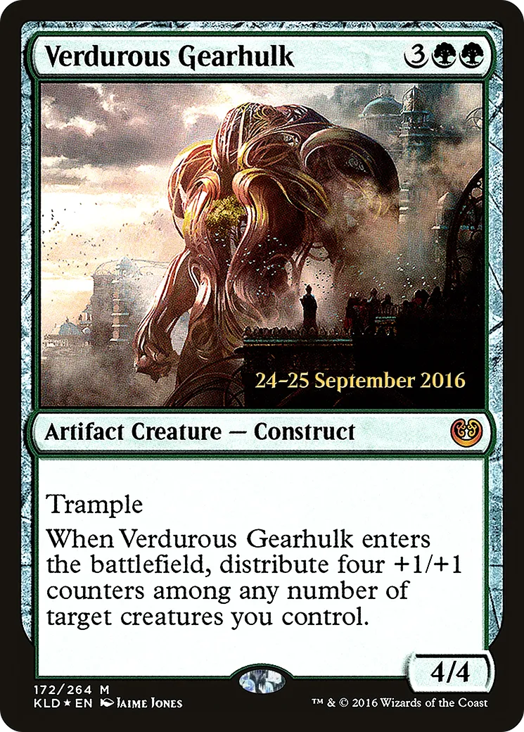 Verdurous Gearhulk — Kaladesh Promos — Magic: The Gathering