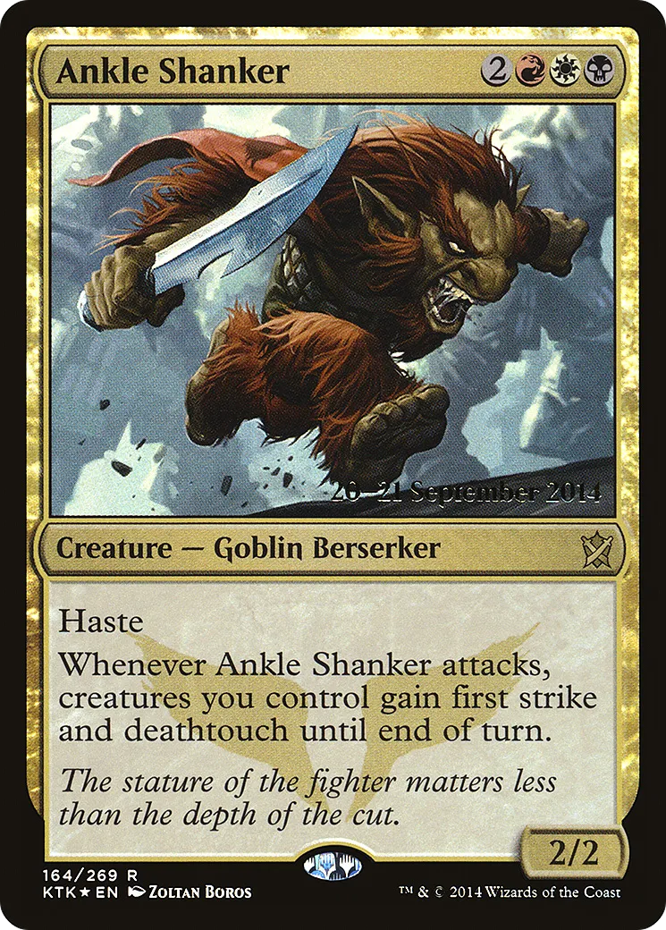 Ankle Shanker — Khans of Tarkir Promos — Magic: The Gathering