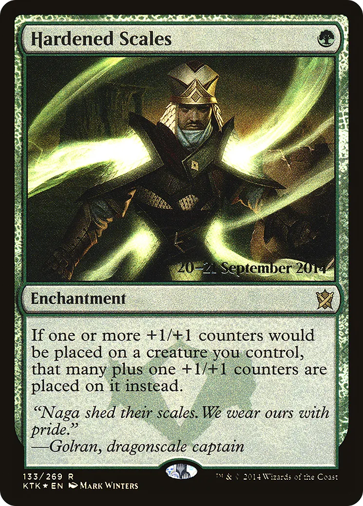 Hardened Scales — Khans of Tarkir Promos — Magic: The Gathering