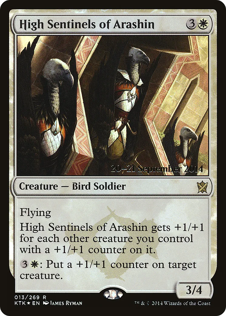 High Sentinels of Arashin — Khans of Tarkir Promos — Magic: The Gathering