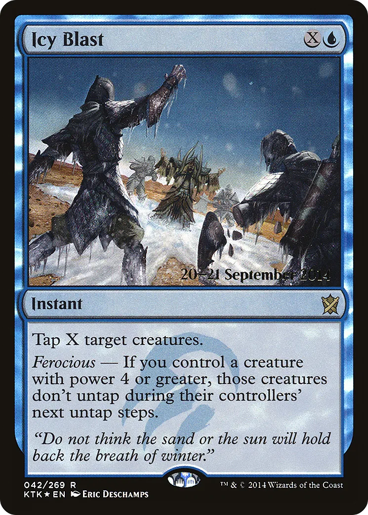 Icy Blast — Khans of Tarkir Promos — Magic: The Gathering