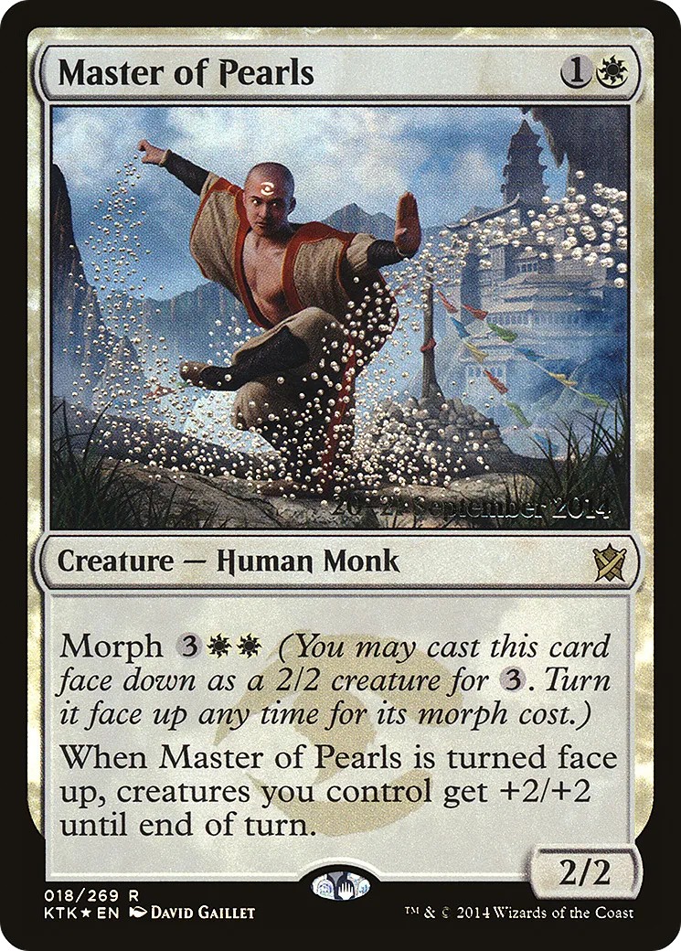 Master of Pearls — Khans of Tarkir Promos — Magic: The Gathering