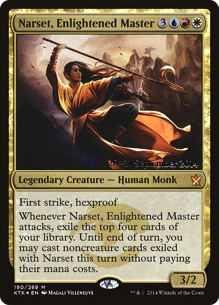 Narset, Enlightened Master — Khans of Tarkir Promos — Magic: The Gathering