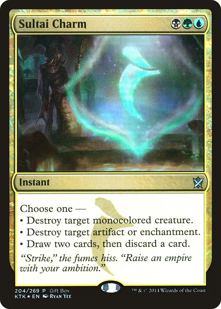 Charme de Sultaï — Khans of Tarkir Promos — Magic: The Gathering