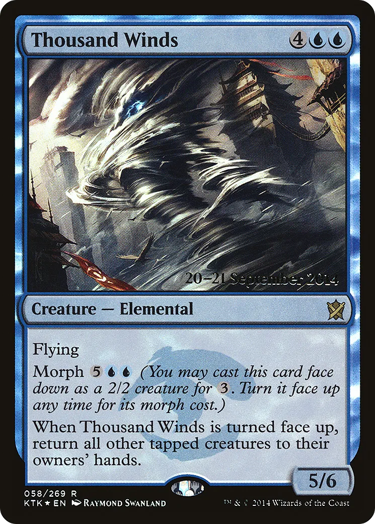 Thousand Winds — Khans of Tarkir Promos — Magic: The Gathering