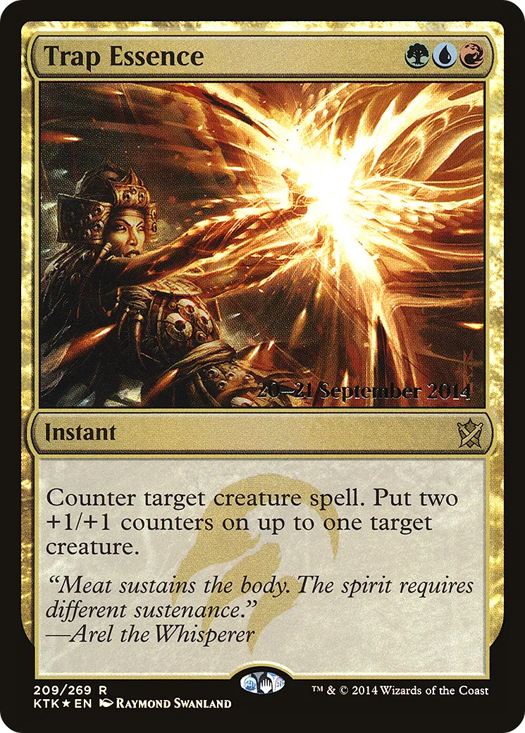Trap Essence — Khans of Tarkir Promos — Magic: The Gathering