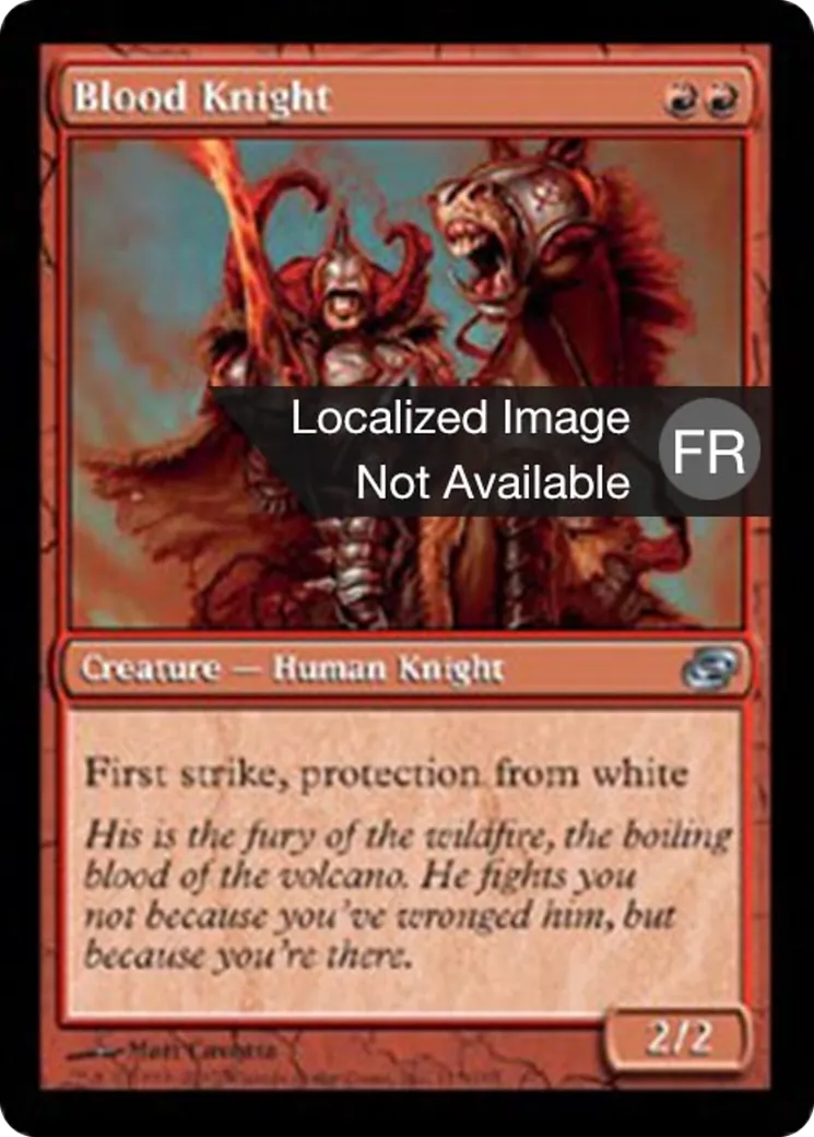 Chevalier sanglant — Planar Chaos — Magic: The Gathering