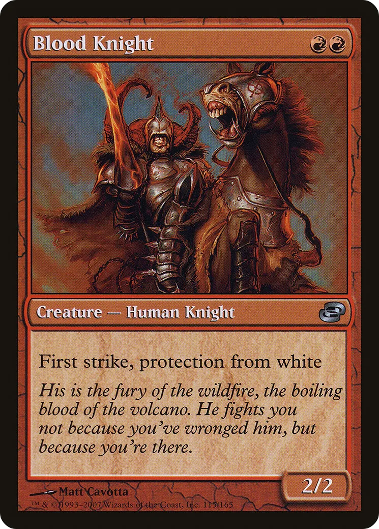 Chevalier sanglant — Planar Chaos — Magic: The Gathering