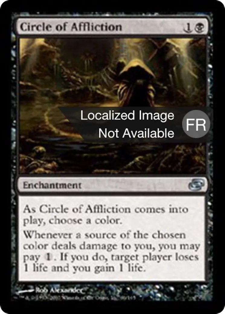 Cercle de l'affliction — Planar Chaos — Magic: The Gathering