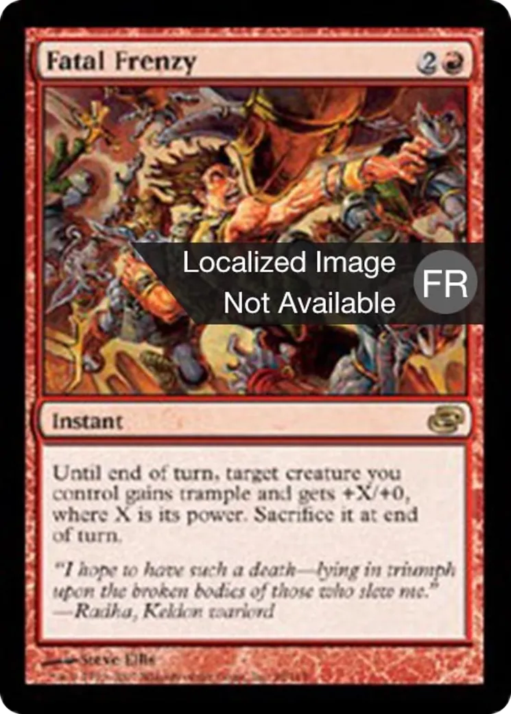 Frénésie fatale — Planar Chaos — Magic: The Gathering