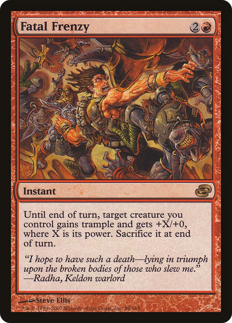 Fatal Frenzy — Planar Chaos — Magic: The Gathering