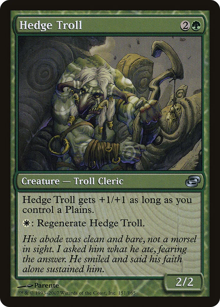 Hedge Troll — Planar Chaos — Magic: The Gathering