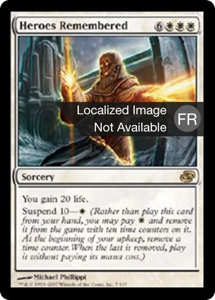 En mémoire des héros — Planar Chaos — Magic: The Gathering