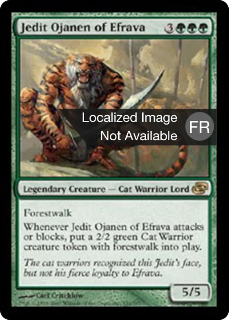 Jedit Ojanen d'Efrava — Planar Chaos — Magic: The Gathering