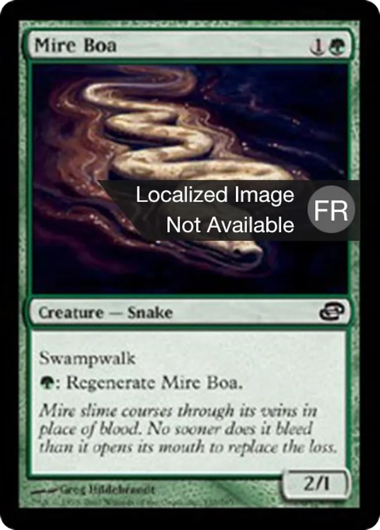 Boa des fondrières — Planar Chaos — Magic: The Gathering