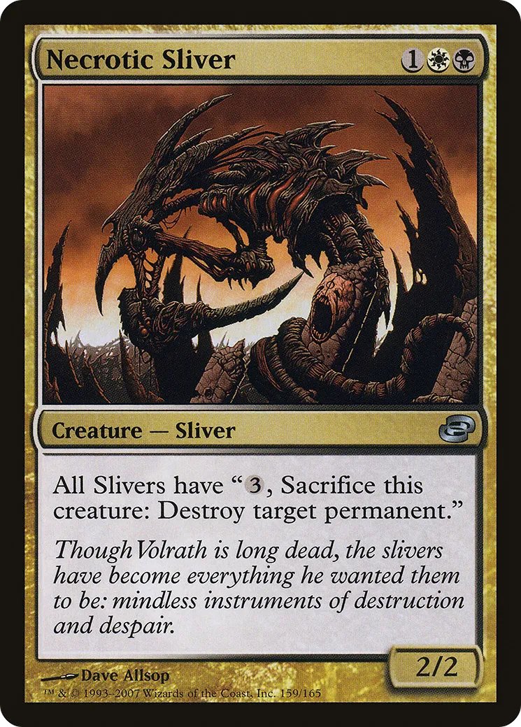 Necrotic Sliver — Planar Chaos — Magic: The Gathering