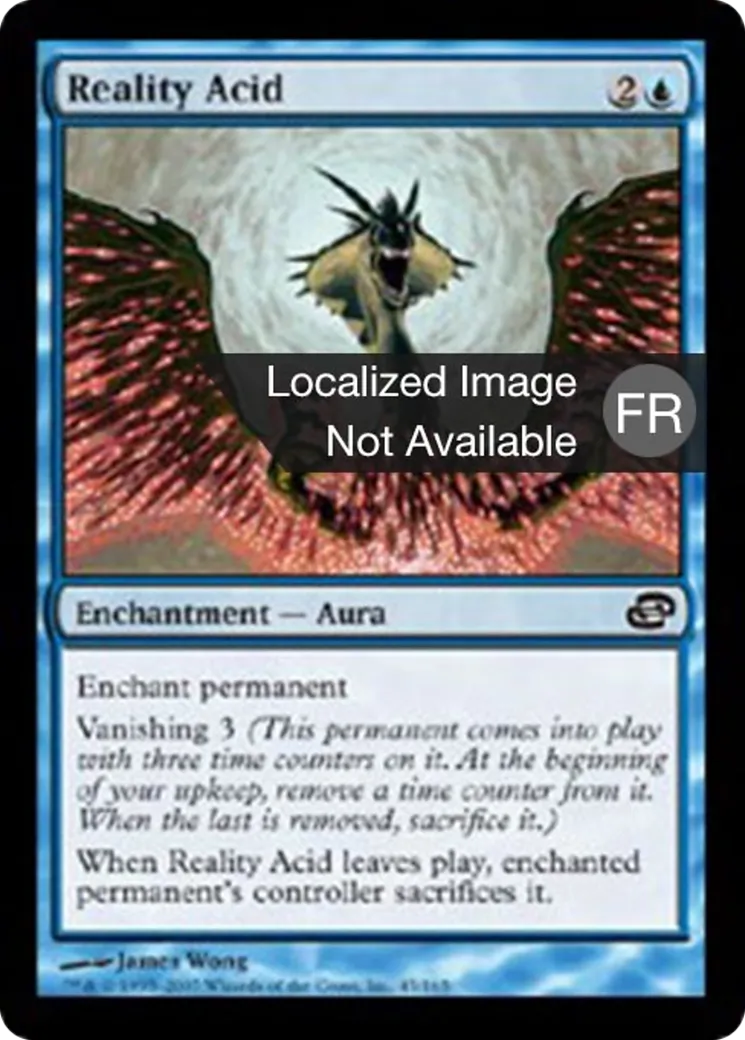 Acide de réalité — Planar Chaos — Magic: The Gathering