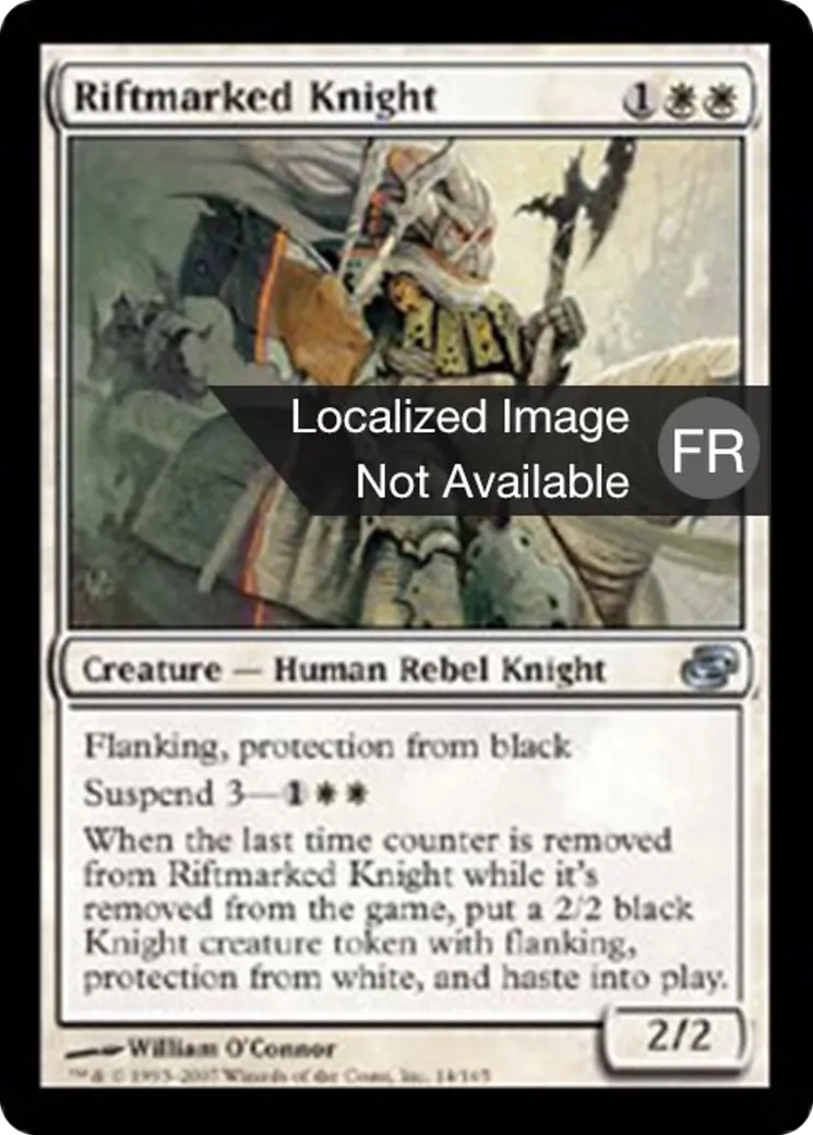 Chevalier marqué par les failles — Planar Chaos — Magic: The Gathering