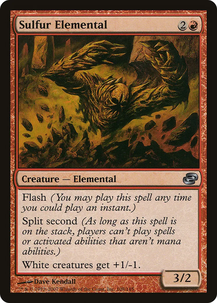 Sulfur Elemental — Planar Chaos — Magic: The Gathering