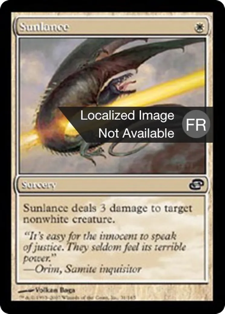 Lance solaire — Planar Chaos — Magic: The Gathering