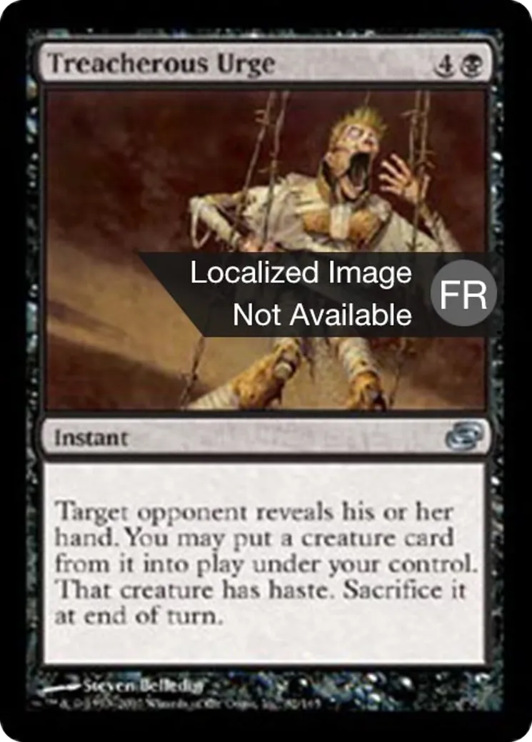 Pulsion traître — Planar Chaos — Magic: The Gathering