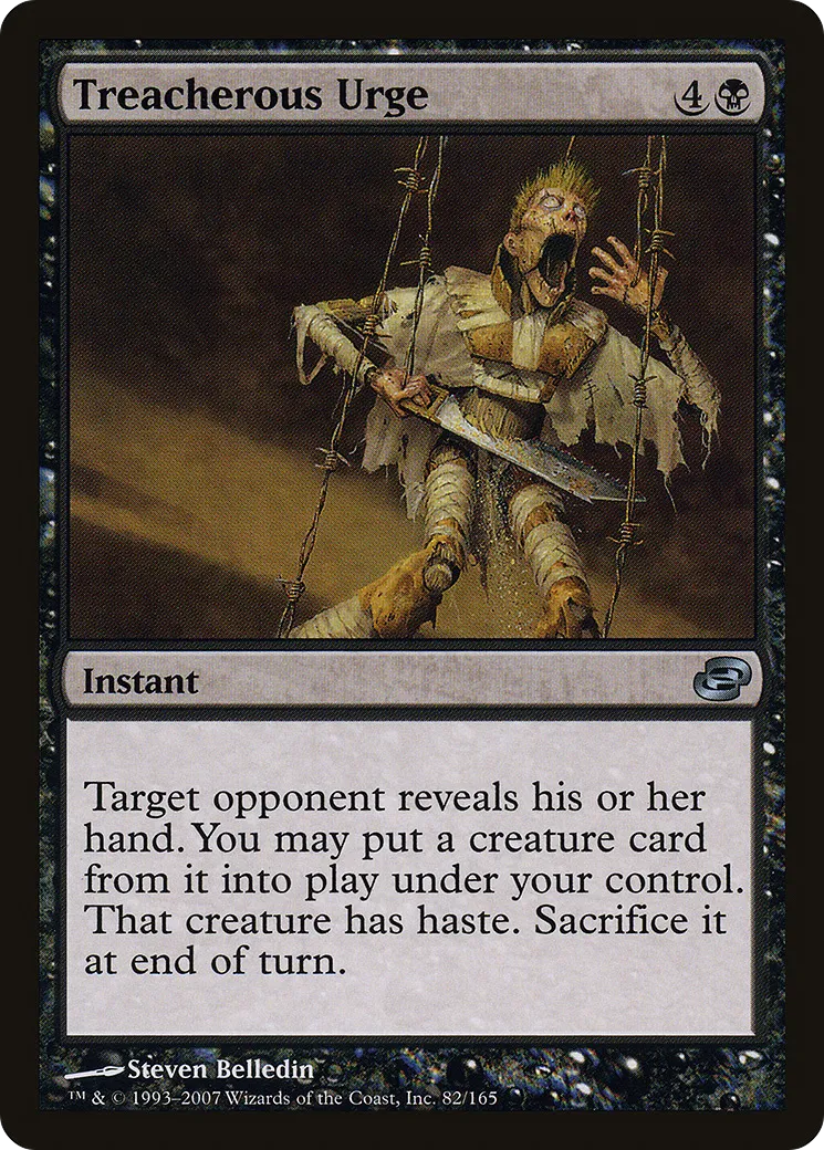Treacherous Urge — Planar Chaos — Magic: The Gathering