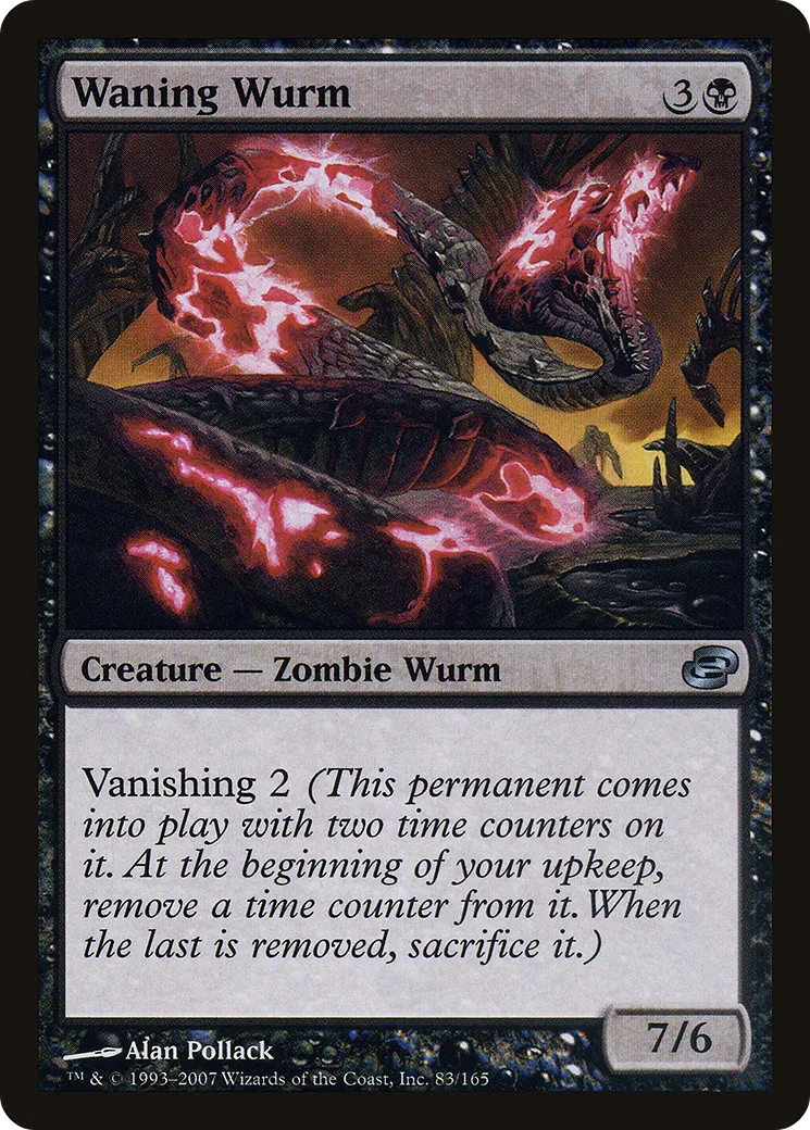 Waning Wurm — Planar Chaos — Magic: The Gathering