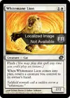 Product image for Lion à crinière blanche