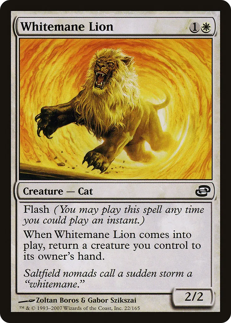 Whitemane Lion — Planar Chaos — Magic: The Gathering
