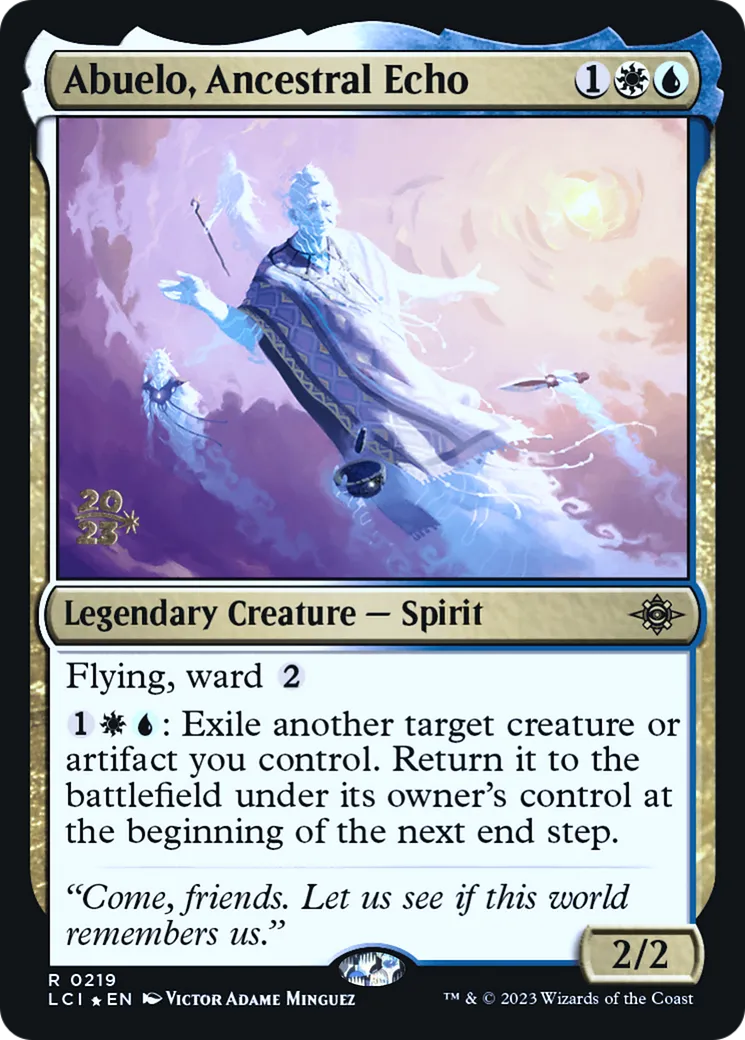 Abuelo, Écho ancestral — The Lost Caverns of Ixalan Promos — Magic: The Gathering